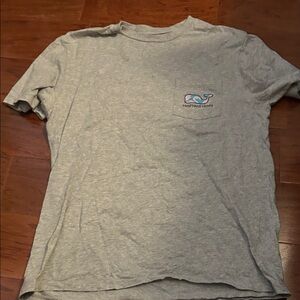 Vineyard Vines Light Gray Men's Short Sleeve Tee